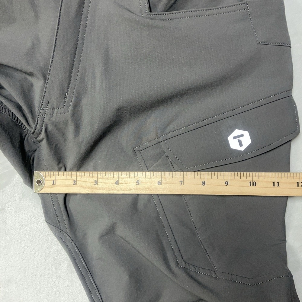 Truewerk Pants Gray T1 Pro WerkPant With Knee Pads Nylon Cargo Mens 32x34 - Picture 11 of 12